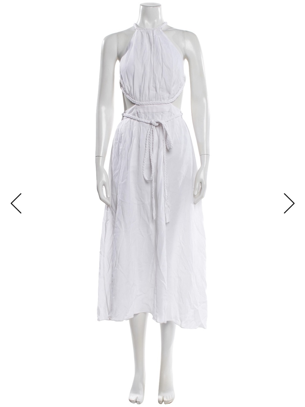 Alice & Olivia White Dress